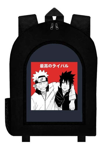 Mochila Negra Naruto Uzumaki A7