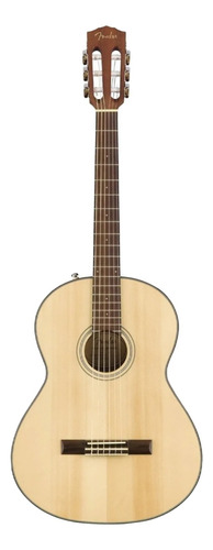 Guitarra criolla clásica Fender Classic Design CN-60S para diestros natural satin