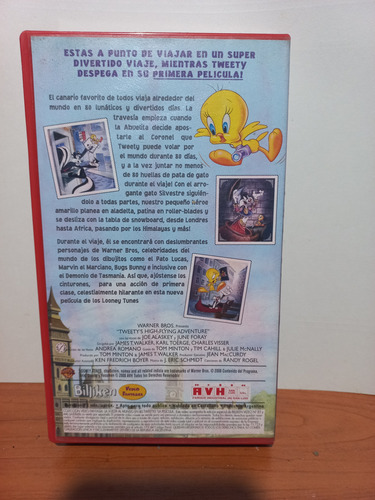 Vhs.la Vuela Al Mundo En 80 Tweetys..y Dumbo Lote De 2 (Usado)