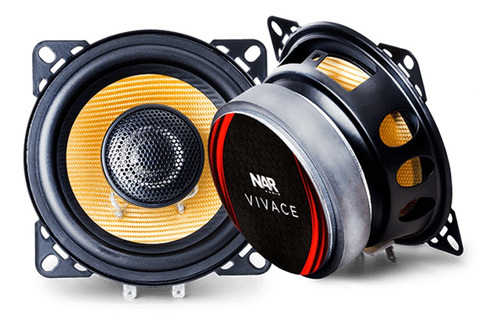 Par Alto Falantes Nar Audio Coaxial 4 Pol Vivave 60w 4 Ohms