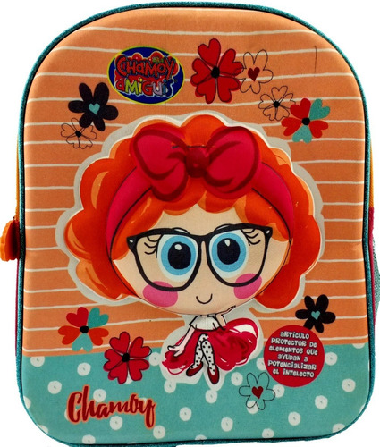 Mochila Chamoy Amiguis 3d Distroller Kinder Original Ruz