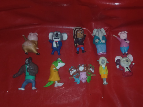 10 Figuras De Sing Ven Y Canta (usados) (Usado)