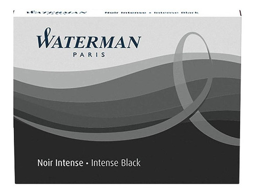 Cartucho Waterman Negro-azul O Azul/negro Caja X 8 Unidades