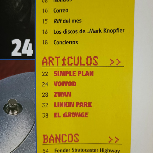 Linkin Park Revista Guitarra Total Brad Delson Cd (Usado)