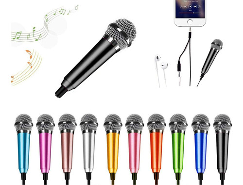 Micrófono Portátil Para Grabación De Voz Y Karaoke