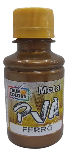 Tinta Pva Metálica True Colors 250 Ml Cor Ferro