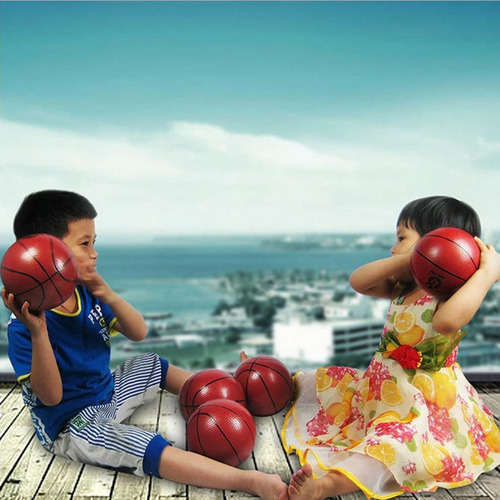 2xmini Basketball Small Para Niños Interior Al