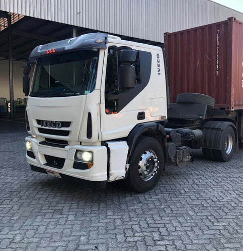 Imagem 2 de 14 de Iveco Cursor 450e 33t 10/11 Branco Gustavo-caminhões