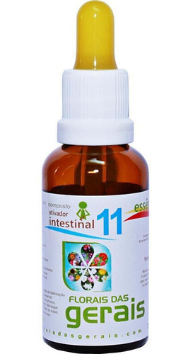 Composto Floral Ativador Intestinal Nº11 30ml