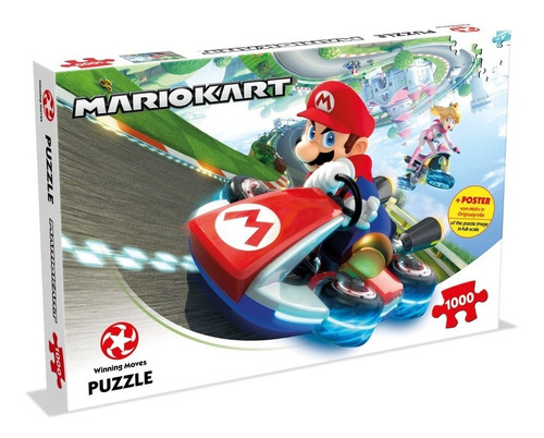 Rompecabezas Mario Kart Fun Race 1000 Piezas Nintendo