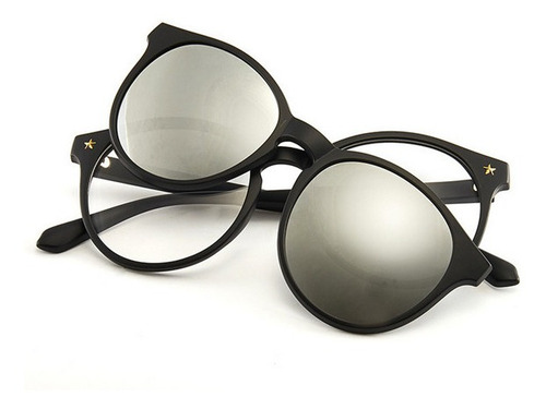 Imagen 4 de 9 de Lentes Oftálmicos 5 Micas Intercambiables 2213a Magneticos