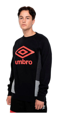 Buzo Umbro A La Base Crew Algodon Deportivo Logo Mvdsport