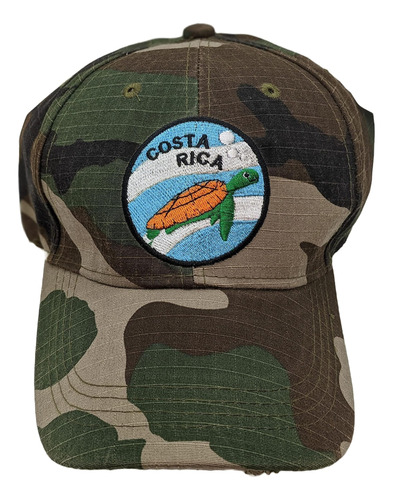 Gorra De Béisbol De Tortuga De Costa Rica (camuflaje)