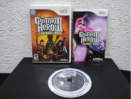 Guitar Hero 3 Legends Of Rock Nintendo Wii Completo Original