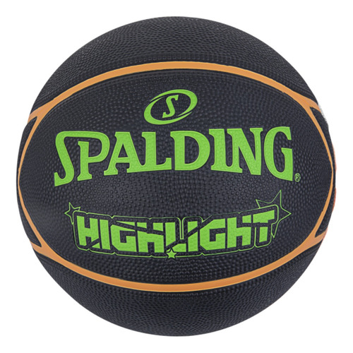 Pelota Basquet Spalding Highlight Color Neon Nº 7 Bs