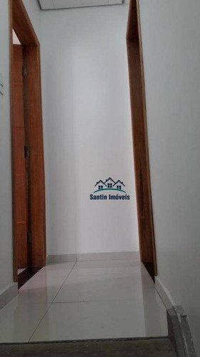 Imagem 17 de 30 de Sobrado De 120 M² Com 02 Dormitórios (sendo 02 Suítes) À Venda, Por R$ 480.000 - Campestre - Santo André/sp - So0345