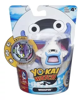 Bonecos Yo Kai Watch Com Medalha Whisper Hasbro B5937