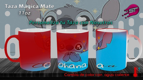 Taza Magica Alusiva A Lilo Y Sthich Sth-022