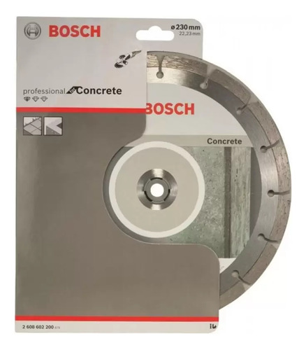 Disco Diamantado Para Hormigon Duro 9'' Bosch