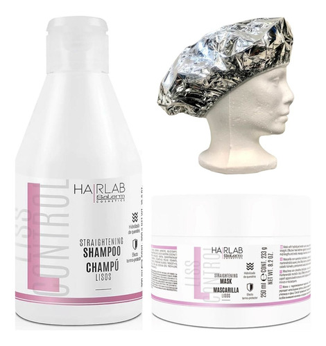 Salerm Shampoo 300ml Y Mascarilla Lisos Hair Lab