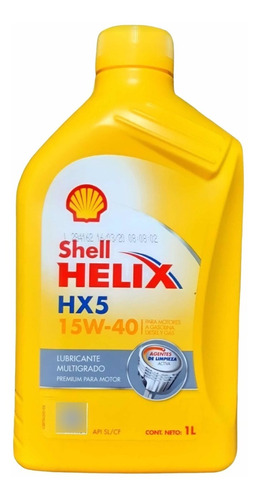 Aceite Mineral 15w40 Shell Helix Hx5 Tienda F Catia