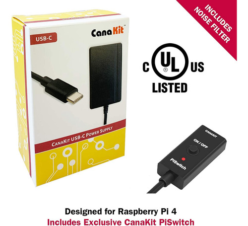 Kit Extremo Canakit Raspberry Pi 4 - Edición De 128gb (4gb