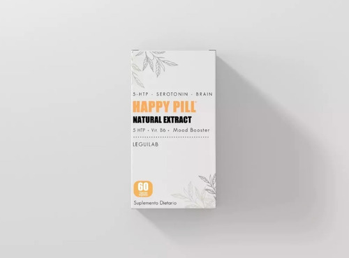Happy Pill Aumento De La Serotonina X 60 Cáps Leguilab Neutro