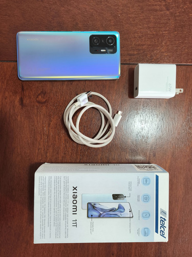 Celular Xiaomi 11t, 5g, Cámara Triple 108+8+5mpx, Batería 5000mah, 256 Memoria Interna, Cable Tipo C, Carga Turbo De 67w (Usado)