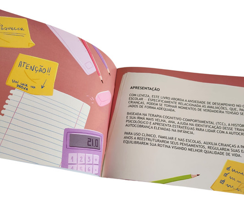 Livro Infantil: Amanhã Tem Prova! Entendendo A Ansiedade De Desempenho | Editora Sinopsys