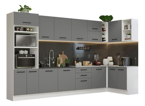 Cocina Integral Completa Modular Madesa Agata 499cm Bg 01