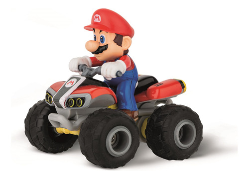 Coche De Juguete Carrera Rc Nintendo Mario Kart Quad A Escal
