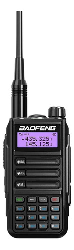 Radio Comunicador À Prova Dágua Baofeng Fm Dual Band Uv16