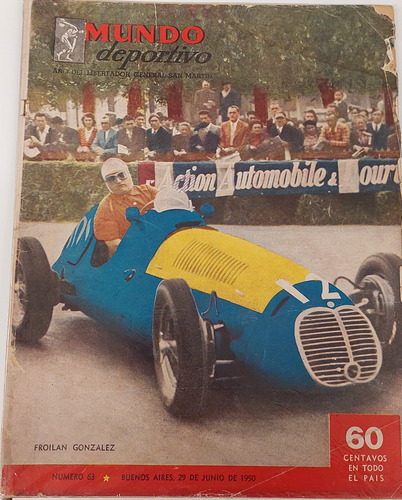 Revista Mundo Deportivo 63 29/6/1950 (Usado)