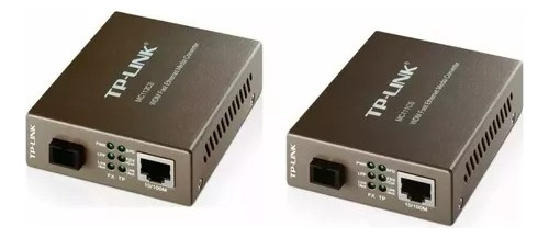 Kit Conversor Fibra Ótica Wdm Tplink Mc111cs E Mc112cs