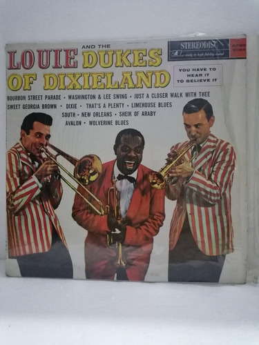 Disco Vinilo Lp 33rpm    Louie And The Dukes Of Dixieland