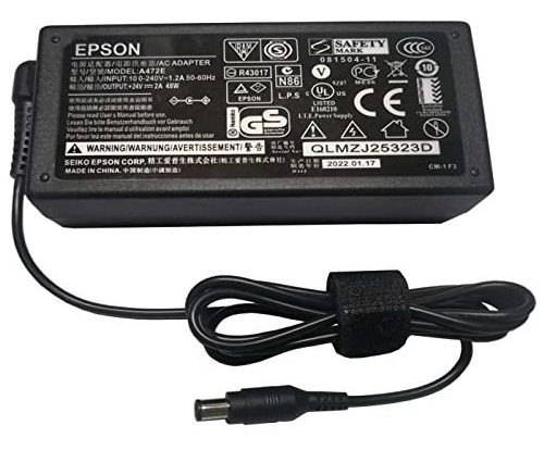 Upbright Adaptador Ac/dc De 24 V Compatible Con Epson Workfo