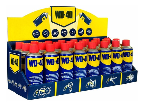 Imagen 1 de 10 de Wd40 155 X12 U Mayorista Lubricante Antioxidante Antihumed