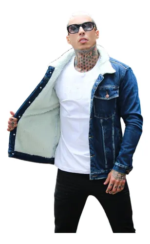 Jaqueta jeans com hotsell la de carneiro