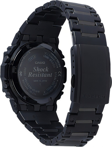 Reloj Casio G-shock Tough Solar Original Para Caballero Ew Color de la correa Negro mate Color del bisel Gris claro Color del fondo Negro