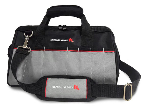 Ironland Bolsa Herramienta 14  Boca Ancha Para Hombr Base