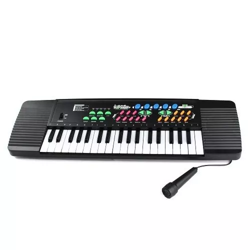 Teclado Infantil Com Microfone 37 Teclas - C 06 Musicas - Alfabay