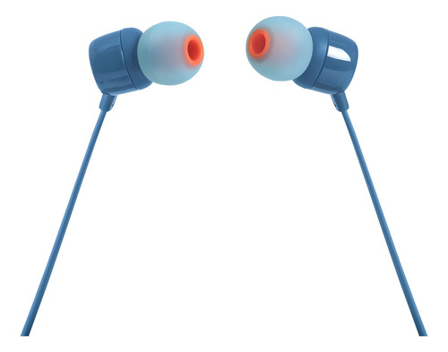 Fone De Ouvido Intra-auriculares Jbl Tune110 Blue Blue