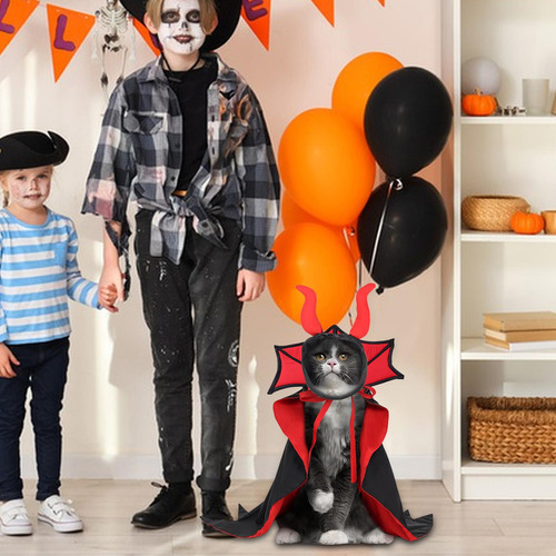 Disfraz De Vampiro Para Perro Capa Para Perro Cosplay Capa Y