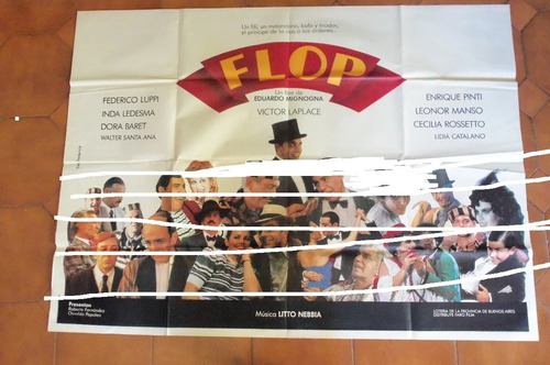 Poster Flop  Federico Luppi Victor Laplace Pinti Original