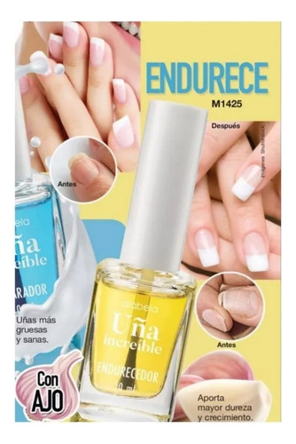 Uña Increible Endurecedor Con Ajo Kit 2 Esmaltes Arabela Color Traslúcido