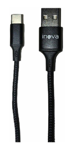 Imagen 1 de 6 de Cable Usb Tipo C 2 Metros Inova Android Carga Rápida Celular