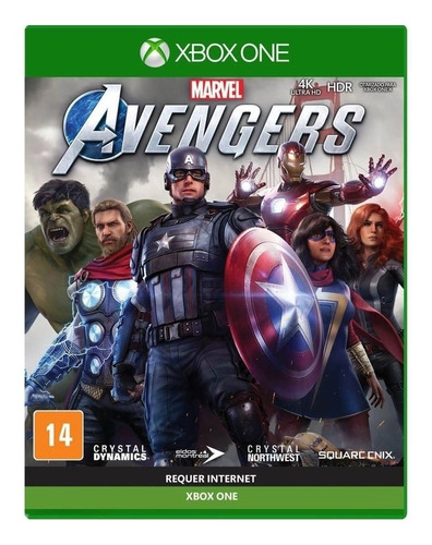 Jogo Midia Fisica Marvel Avengers Square Enix Para Xbox One