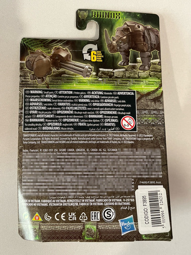Rhinox Transformers Beast Alliance Rise Of The Beasts Mini (Usado)