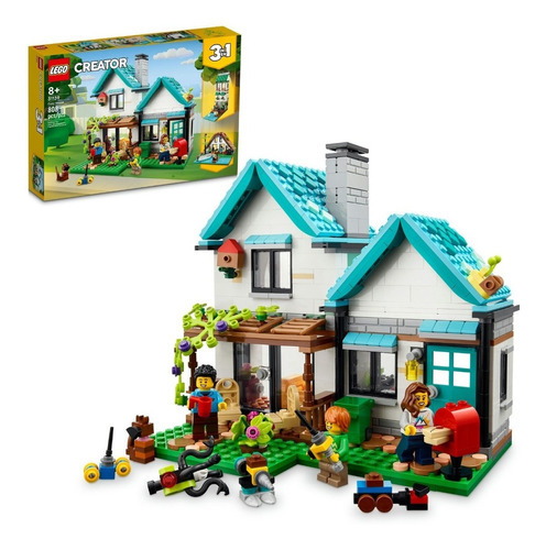 Kit De Construcción Lego Creator 3-1 Casa Acogedora 31139