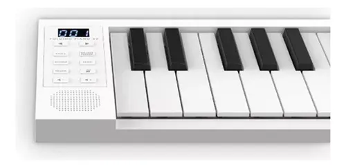Teclado Piano Plegable Blackstar Carry-on Fp88t Sensitivo Color Blanco